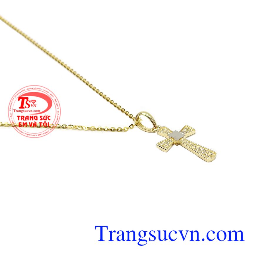 Bộ dây thánh giá vàng 10k,Trang sức bộ,Trang sức nữ Bộ dây thánh giá vàng 10k,Trang sức bộ,Trang sức nữ