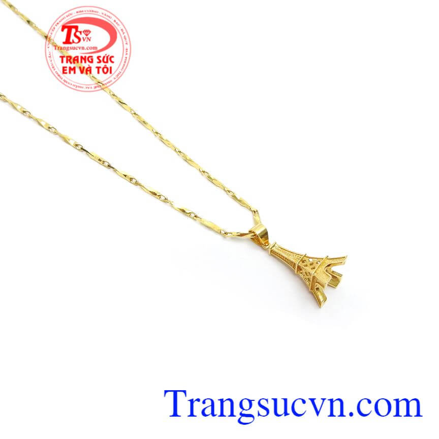 Bộ Dây Tháp Eiffel Độc Đáo, trang sức vàng tây, bộ trang sức Bộ Dây Tháp Eiffel Độc Đáo, trang sức vàng tây, bộ trang sức