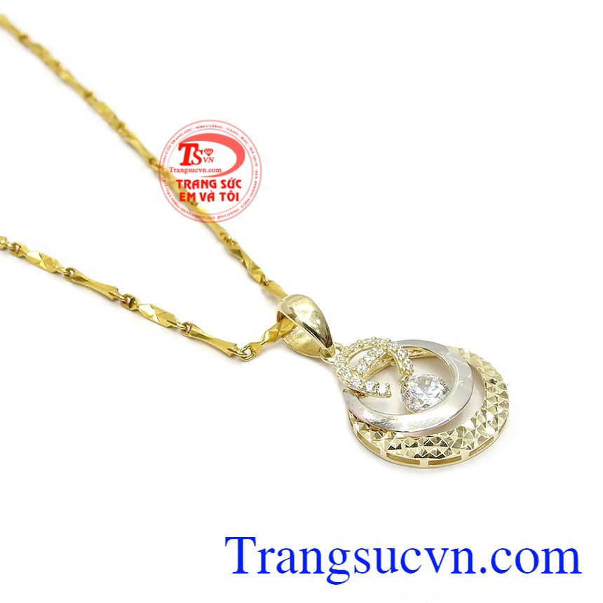 Bộ trang sức Hàn Quốc tinh tế, bộ trang sức vàng tây, bộ dây đẹp