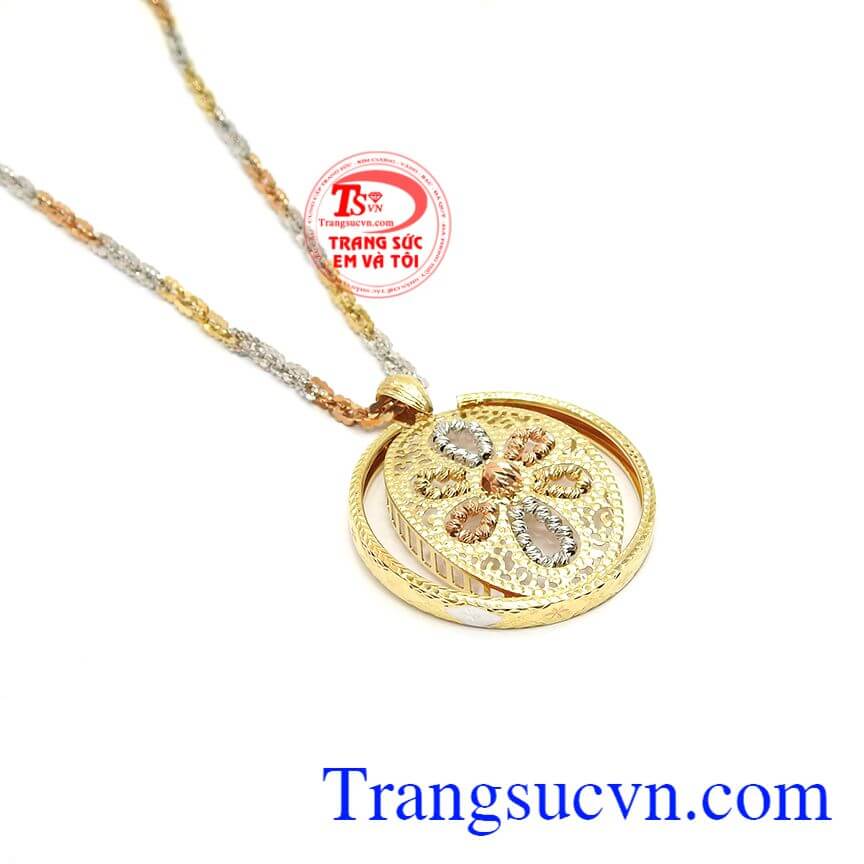 Bộ trang sức hoa cao cấp Italy, trang sức bộ, bộ dây chuyền đẹp