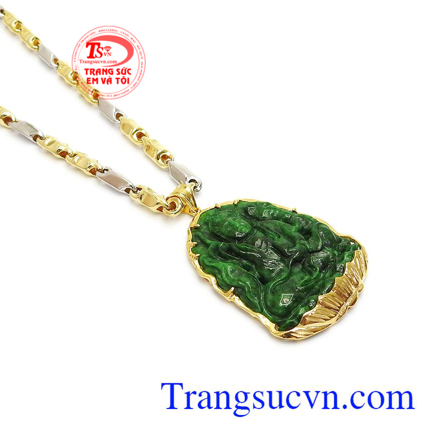 Bộ trang sức phật bà bọc vàng 18k,Mặt dây chuyền nam,Trang sức nam Bộ trang sức phật bà bọc vàng 18k,Mặt dây chuyền nam,Trang sức nam