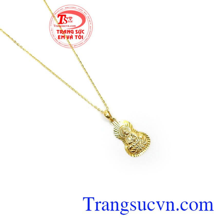 Bộ Trang Sức Quan Âm Bình An, bộ trang sức vàng tây, trang sức bộ đẹp Bộ Trang Sức Quan Âm Bình An, bộ trang sức vàng tây, trang sức bộ đẹp