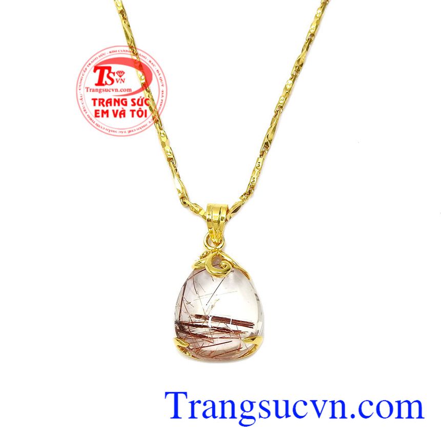 Bộ trang sức thạch anh tóc,Trang sức bộ,Trang sức nữ Bộ trang sức thạch anh tóc,Trang sức bộ,Trang sức nữ