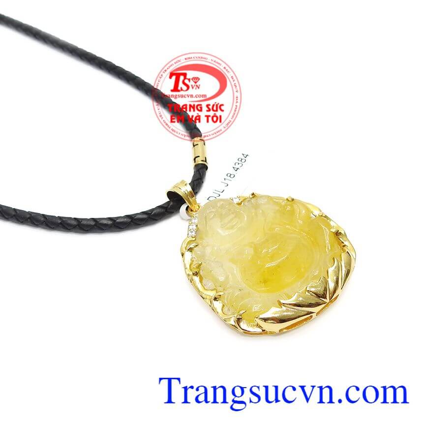 Bộ trang sức thạch anh tóc di lặc 14k,mặt dây chuyền nam,Trang sức nam Bộ trang sức thạch anh tóc di lặc 14k,mặt dây chuyền nam,Trang sức nam