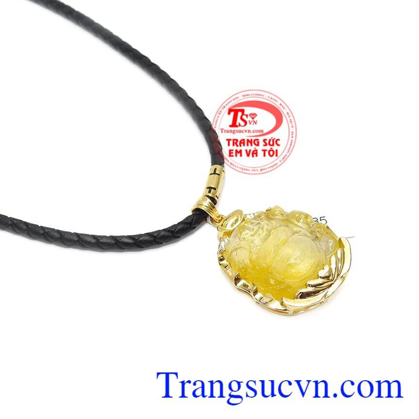 Bộ trang sức thạch anh tóc thiên nhiên đĩnh vàng,Mặt dây chuyền nam,Trang sức nam Bộ trang sức thạch anh tóc thiên nhiên đĩnh vàng,Mặt dây chuyền nam,Trang sức nam