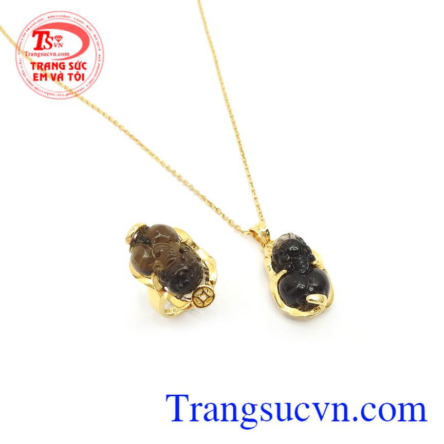 Bộ Trang Sức Tỳ Hưu Hưng Thịnh, bộ trang sức, mặt dây đá quý Bộ Trang Sức Tỳ Hưu Hưng Thịnh, bộ trang sức, mặt dây đá quý