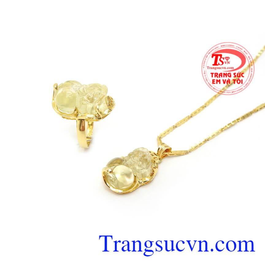 Bộ Trang Sức Tỳ Hưu Phú Quý, trang sức bộ, mặt dây đá quý Bộ Trang Sức Tỳ Hưu Phú Quý, trang sức bộ, mặt dây đá quý