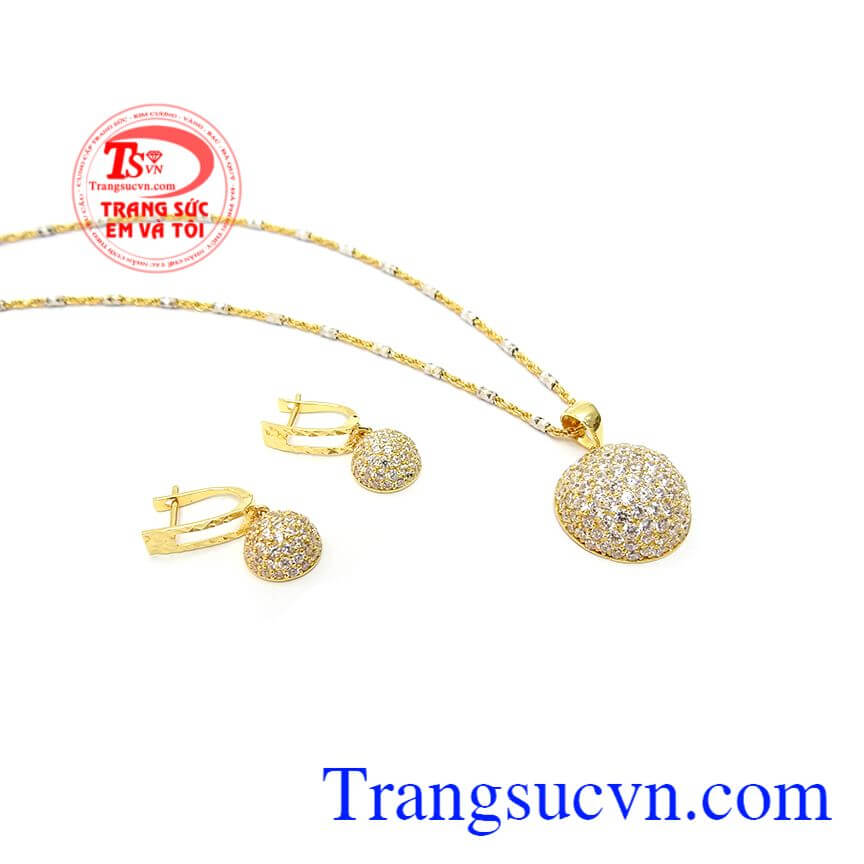 Bộ Trang Sức Vàng Sang Trọng, Trang sức bộ, bộ dây chuyền nữ