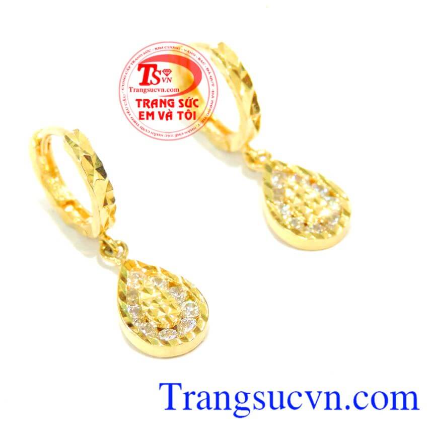 Bông tai vàng 18k nữ,Hoa tai vàng đá quý,trang sức vàng Bông tai vàng 18k nữ,Hoa tai vàng đá quý,trang sức vàng