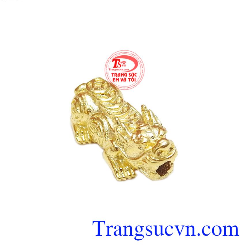 Charm tỳ hưu 10k kim tiền,Trang sức nam,Mặt dây chuyền nam