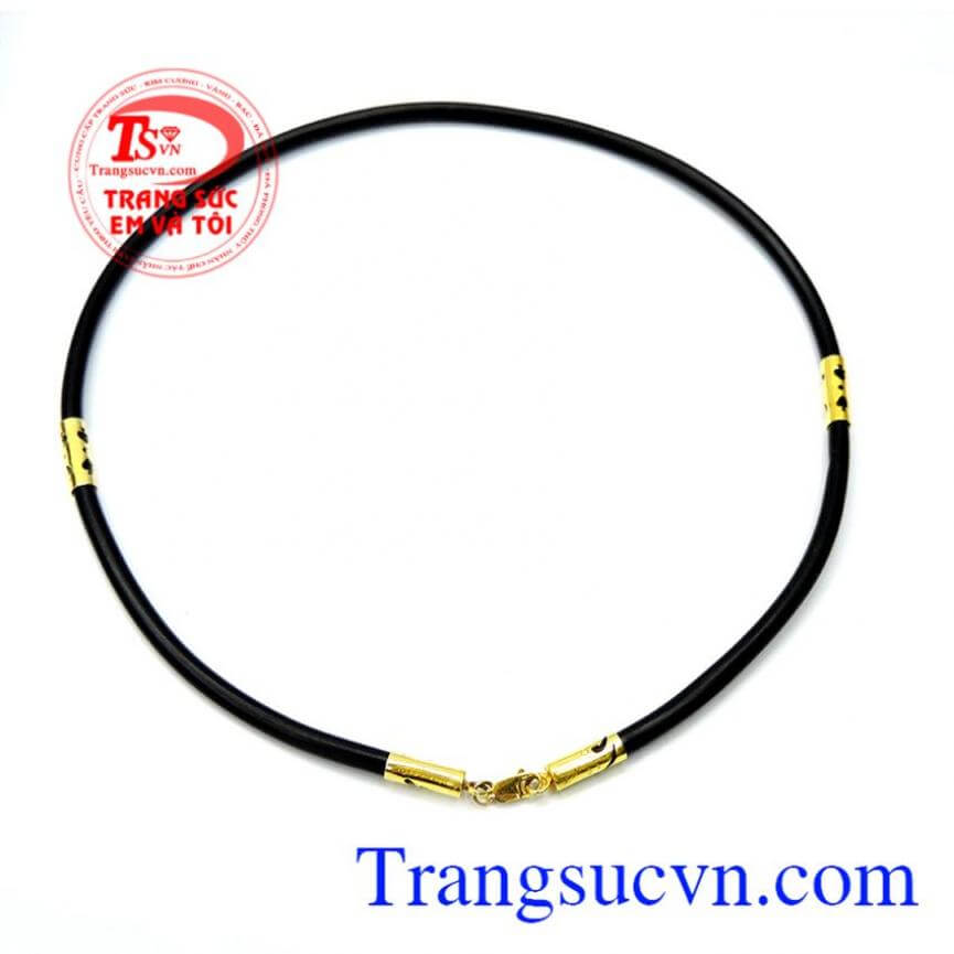 Dây cao su bọc vàng trổ, dây chuyền nam đẹp, dây chuyền nam vàng tây Dây cao su bọc vàng trổ, dây chuyền nam đẹp, dây chuyền nam vàng tây