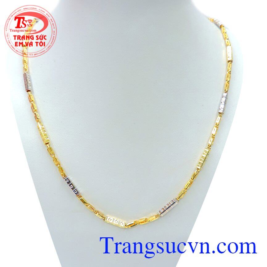Dây chuyền 10k nam sang bóng, dây chuyền nam vàng tây, dây chuyền nam đẹp Dây chuyền 10k nam sang bóng, dây chuyền nam vàng tây, dây chuyền nam đẹp