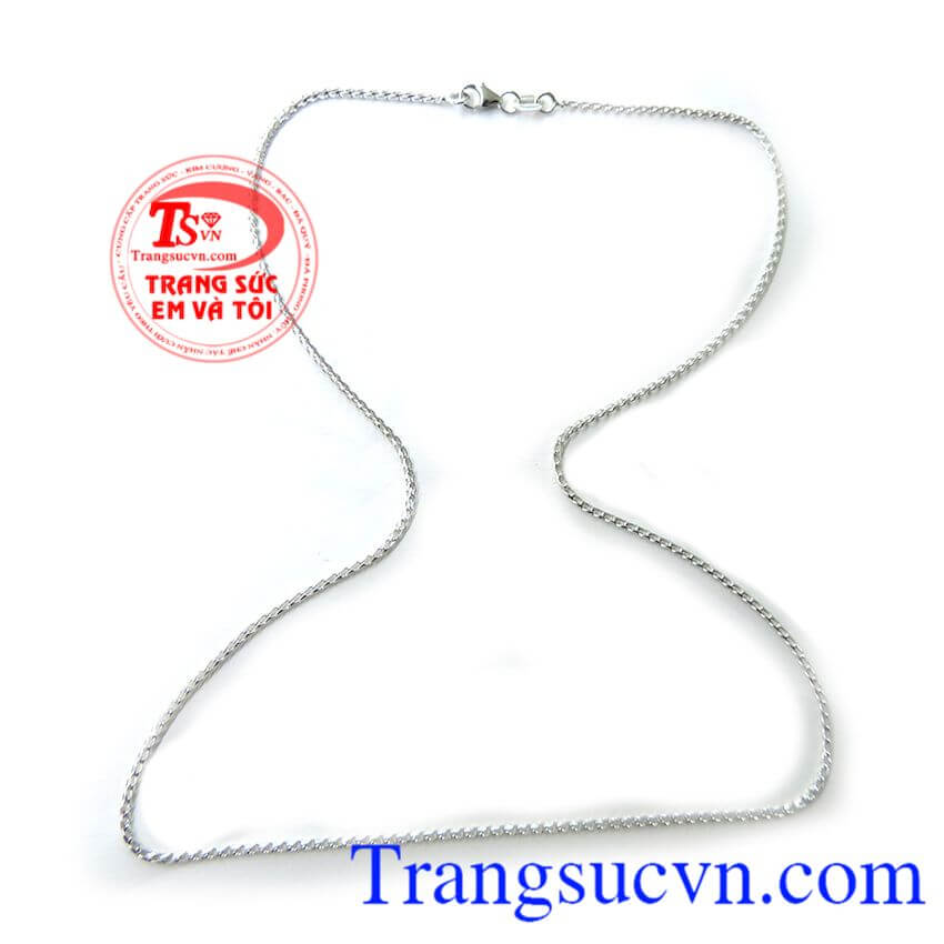 Dây chuyền 10k ý vàng trắng,Dây chuyền vàng,Dây chuyền nữ Dây chuyền 10k ý vàng trắng,Dây chuyền vàng,Dây chuyền nữ