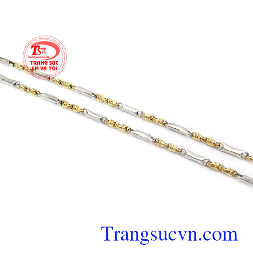 Dây chuyền Italy 18k quyền lực,Dây chuyền vàng,Dây chuyền nam