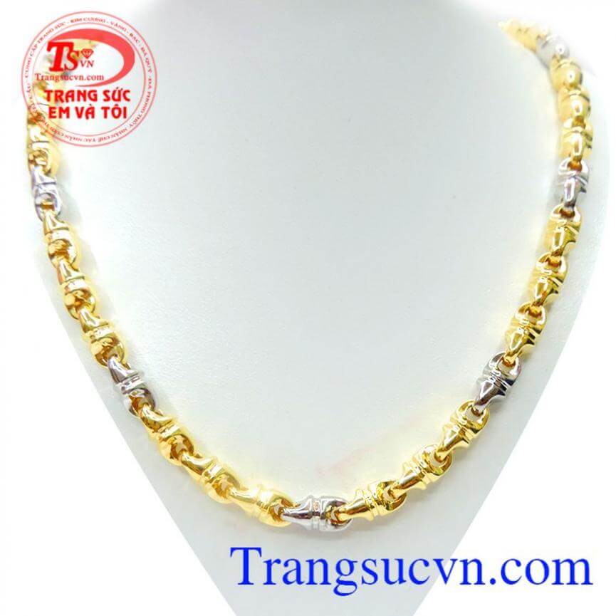 Dây chuyền nam 10k mạnh mẽ, dây chuyền nam vàng tây, dây chuyền đẹp Dây chuyền nam 10k mạnh mẽ, dây chuyền nam vàng tây, dây chuyền đẹp