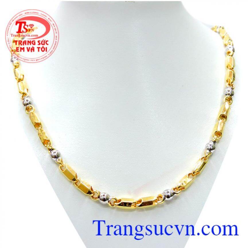 Dây chuyền nam 10k sáng bóng, dây chuyền vàng tây, dây chuyền đẹp Dây chuyền nam 10k sáng bóng, dây chuyền vàng tây, dây chuyền đẹp