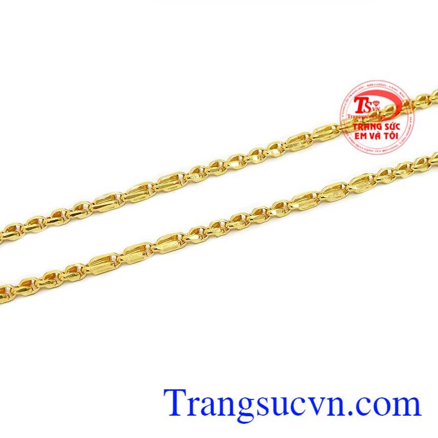 Dây chuyền nam ấn tượng vàng 10k,Dây chuyền vàng,Dây chuyền nam