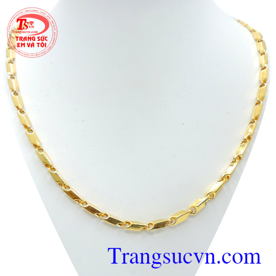 Dây chuyền nam cạnh vàng, dây chuyền nam đẹp, dây chuyền nam vàng tây Dây chuyền nam cạnh vàng, dây chuyền nam đẹp, dây chuyền nam vàng tây