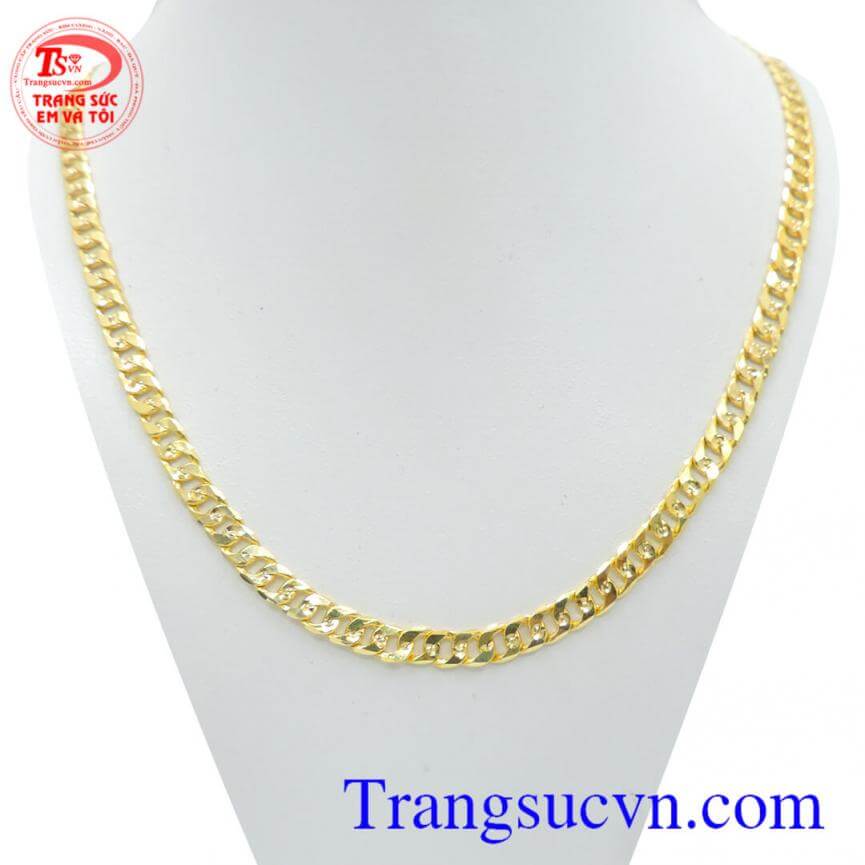 Dây chuyền nam mạnh mẽ 10k TSVN, dây chuyền nam vàng tây, dây chuyền đẹp Dây chuyền nam mạnh mẽ 10k TSVN, dây chuyền nam vàng tây, dây chuyền đẹp