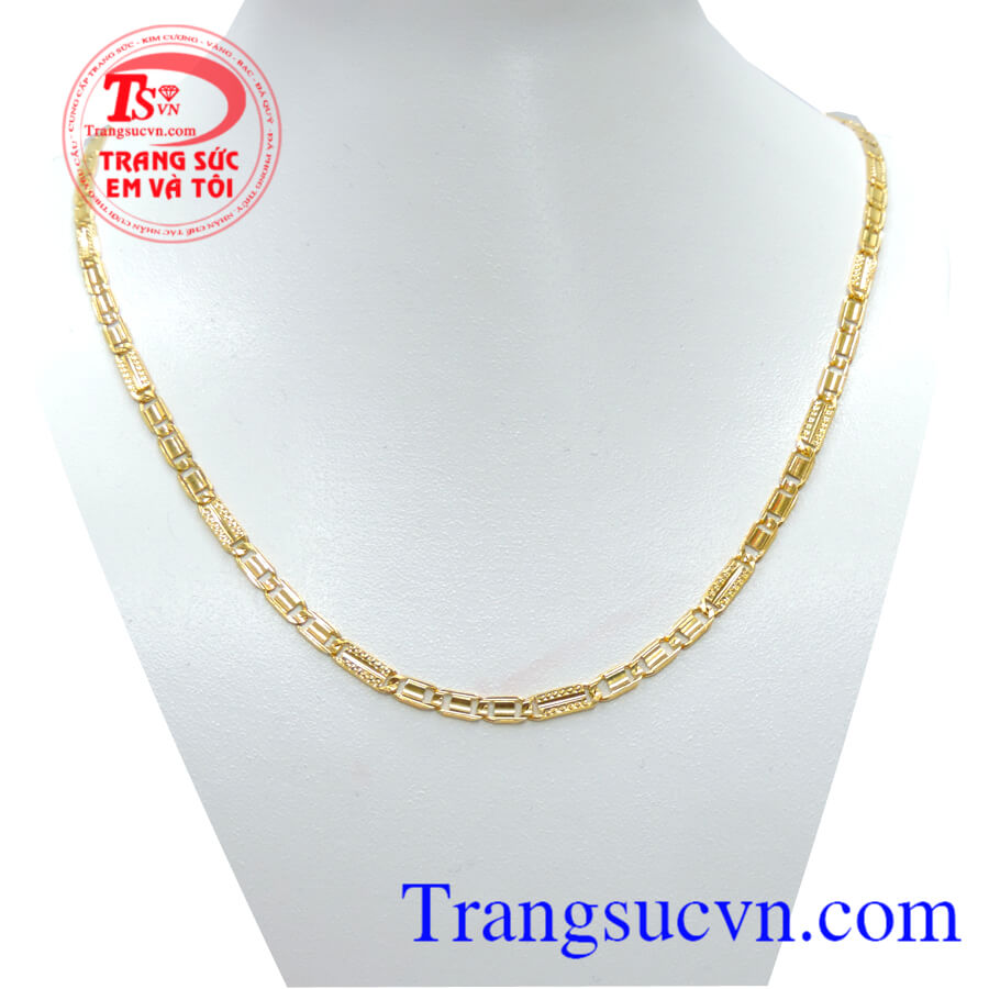 Dây chuyền nam mảnh vàng 10k đẹp, dây chuyền vàng, dây chuyền sang trọng
