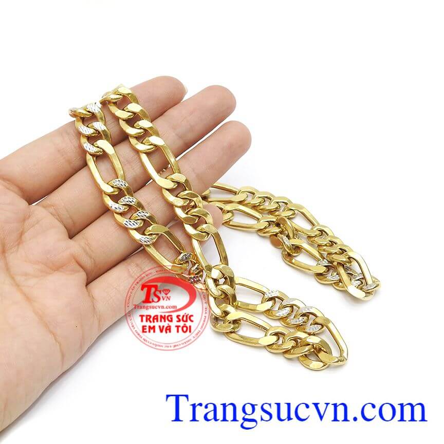 Dây chuyền nam nhập khẩu đẳng cấp,Dây chuyền vàng,Dây chuyền nam