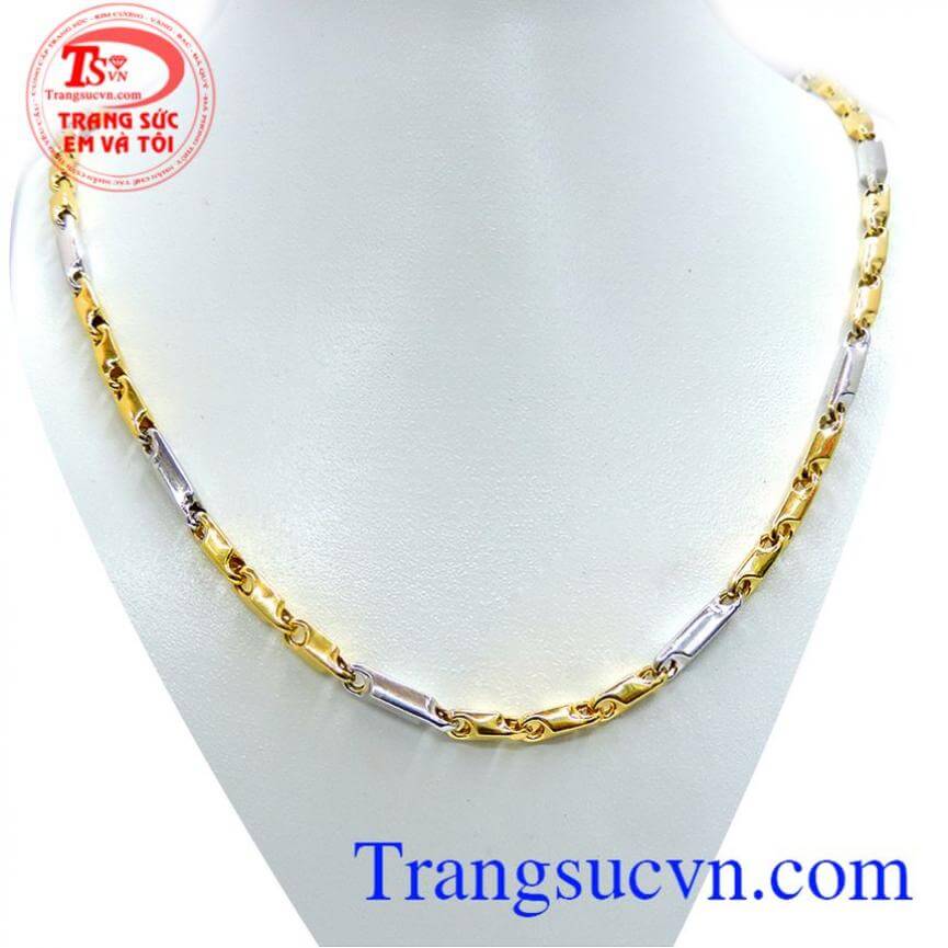 Dây chuyền nam vàng 10k kiểu đẹp, Dây chuyền nam cá tính, dây chuyền nam vàng tây