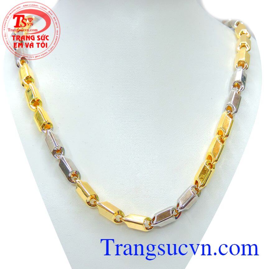 Dây chuyền nam vàng 10k mạnh mẽ, dây chuyền đẹp, dây nam sang trọng Dây chuyền nam vàng 10k mạnh mẽ, dây chuyền đẹp, dây nam sang trọng