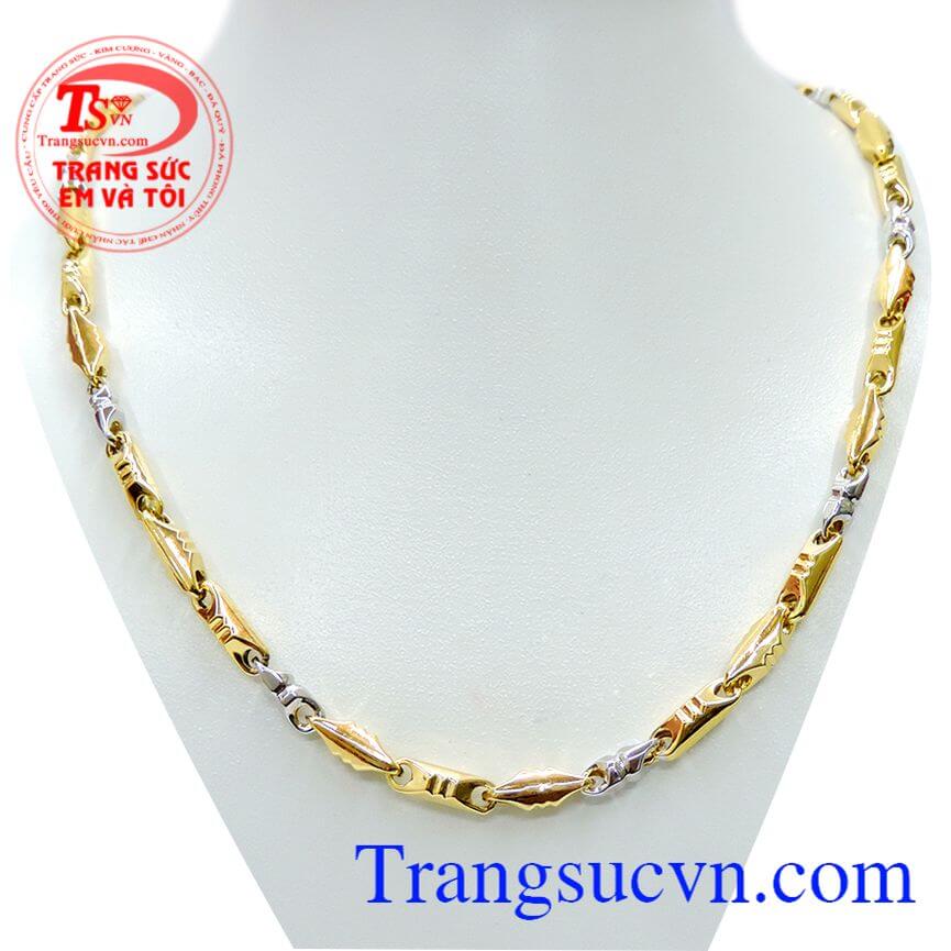 Dây chuyền nam vàng 10k sáng bóng, dây chuyền đẹp, dây chuyền vàng tây Dây chuyền nam vàng 10k sáng bóng, dây chuyền đẹp, dây chuyền vàng tây