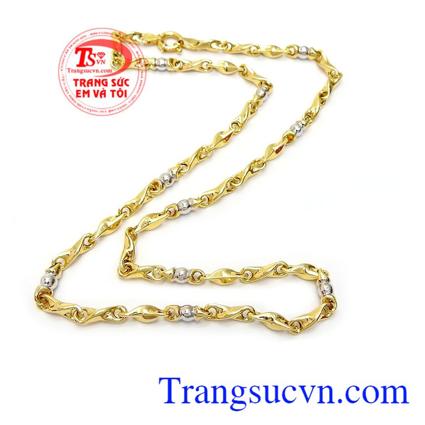 Dây chuyền nam vàng tây sang trọng, Dây chuyền vàng,Dây chuyền nam