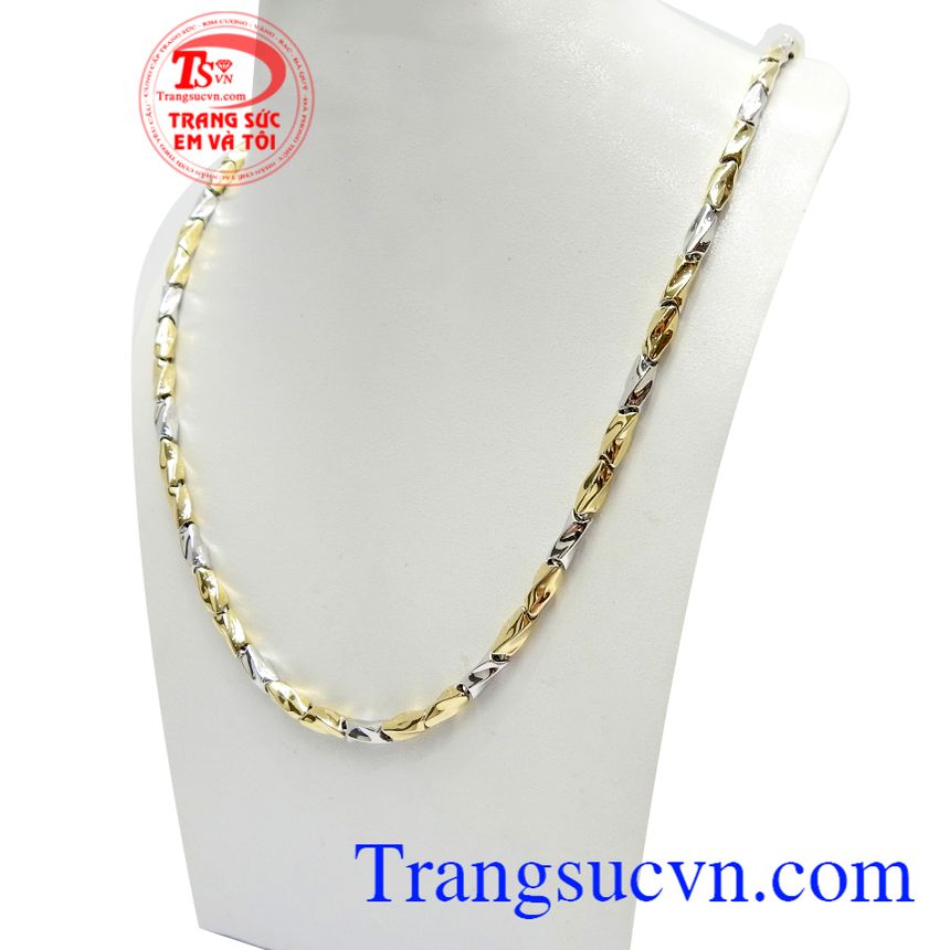 Dây Chuyền Nam Ý 18k Tinh Tế,Dây chuyền vàng,Dây chuyền nam