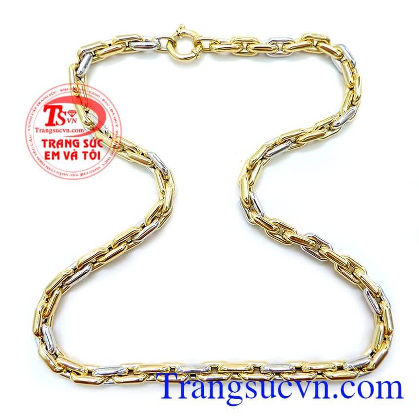 Dây Chuyền Nam Ý Phong Cách,Dây chuyền vàng,Dây chuyền nam