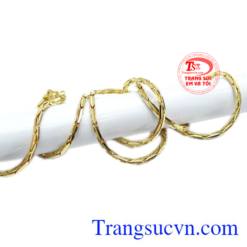 Dây chuyền nữ tinh tế vàng 18k cỡ to,Dây chuyền Italy,Dây chuyền nữ Dây chuyền nữ tinh tế vàng 18k cỡ to,Dây chuyền Italy,Dây chuyền nữ