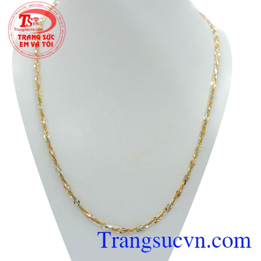 Dây chuyền vàng italy bện, dây chuyền đẹp, dây chuyền vàng Italy Dây chuyền vàng italy bện, dây chuyền đẹp, dây chuyền vàng Italy