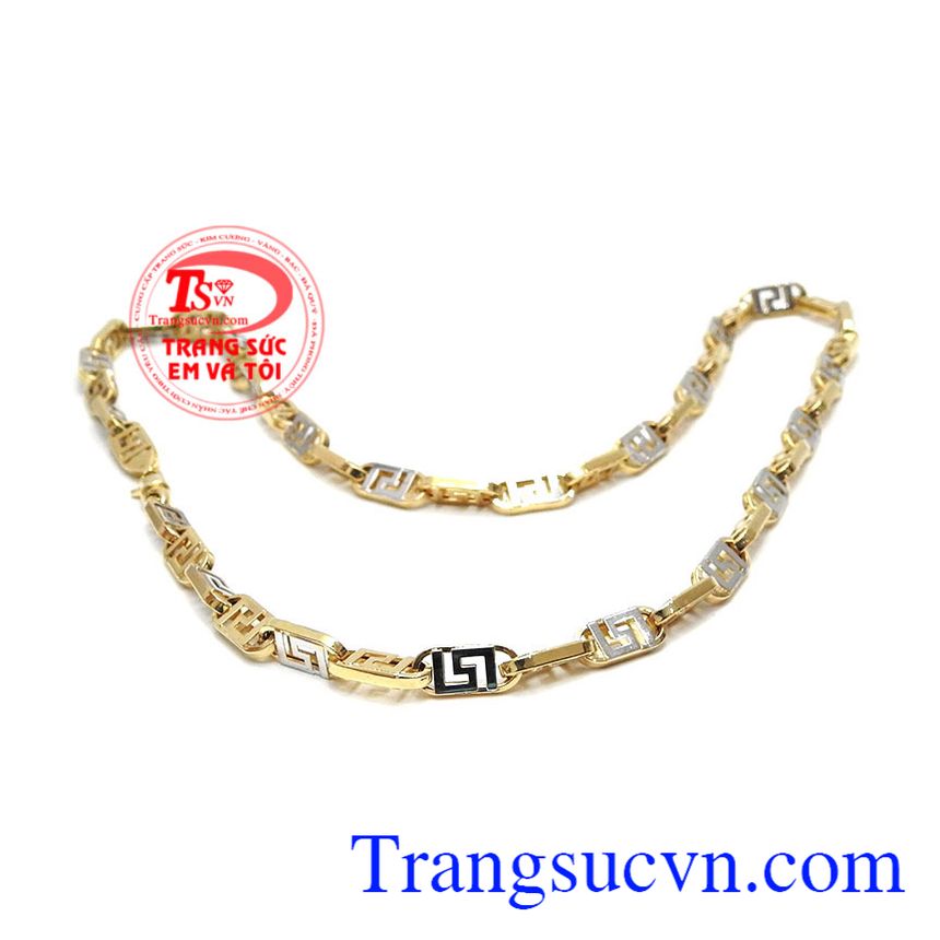Dây chuyền vàng Italy sang trọng,Dây chuyền vàng,Dây chuyền nam