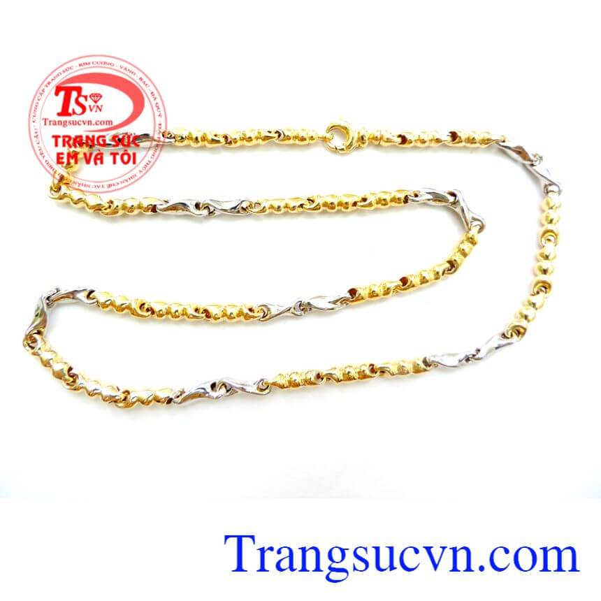 Dây Chuyền Vàng Nam Tính Đẹp Sáng Bóng,Dây chuyền vàng,Dây chuyền nam