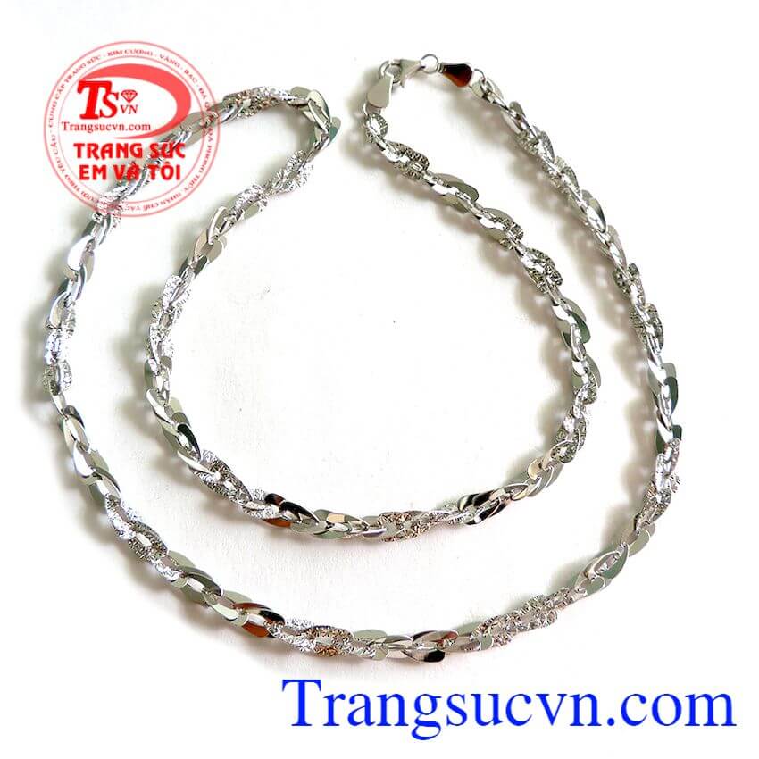 Dây chuyền vàng trắng 18k italy,Dây chuyền vàng,Dây chuyền nam Dây chuyền vàng trắng 18k italy,Dây chuyền vàng,Dây chuyền nam