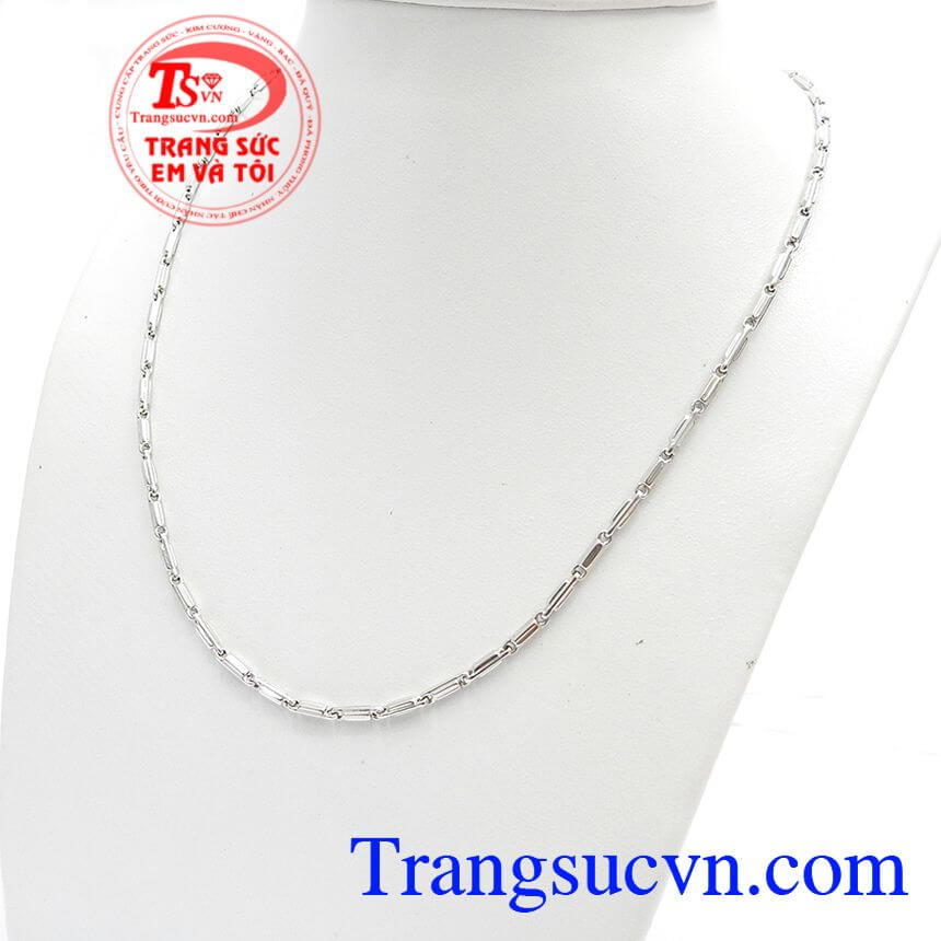 Dây Chuyền Vàng Trắng Nhập Khẩu Ý,Dây chuyền vàng,Dây chuyền nam