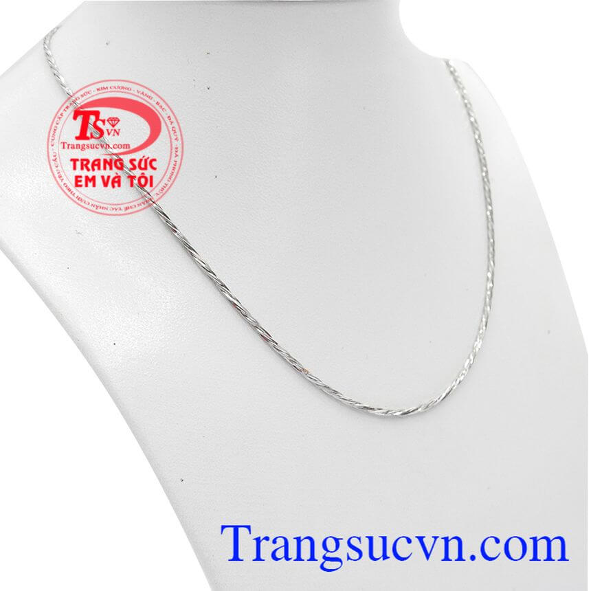 Dây chuyền vàng trắng tết,Dây chuyền nữ,Trang sức nữ Dây chuyền vàng trắng tết,Dây chuyền nữ,Trang sức nữ