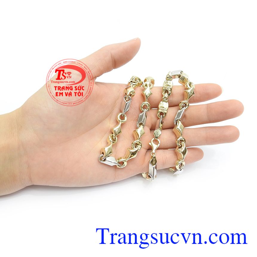 Dây Chuyền Ý 10k Thời Thượng,Dây chuyền nam,Dây chuyền nam