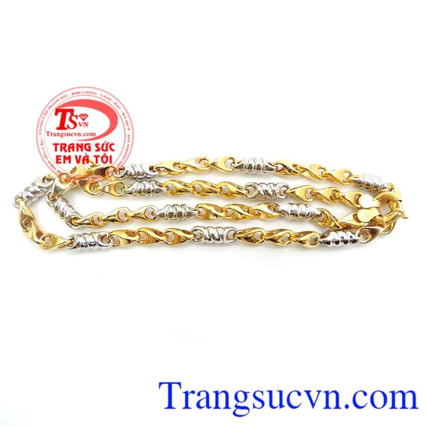 Dây nam 10k mảnh thời trang,Dây chuyền vàng,Dây chuyền nam