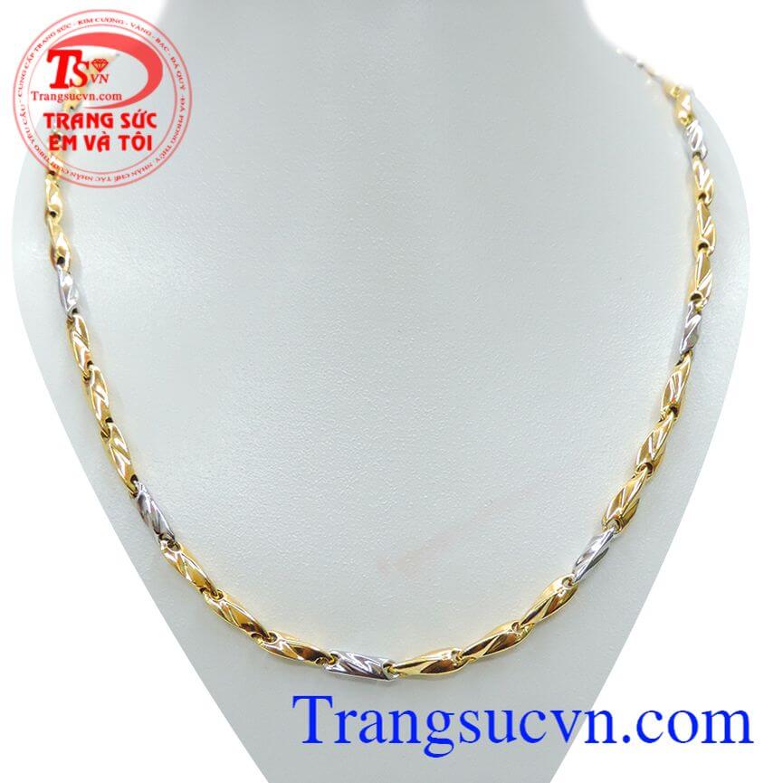 Dây nam vàng 10k phong cách, dây chuyền đẹp, dây chuyền nam sang trọng Dây nam vàng 10k phong cách, dây chuyền đẹp, dây chuyền nam sang trọng