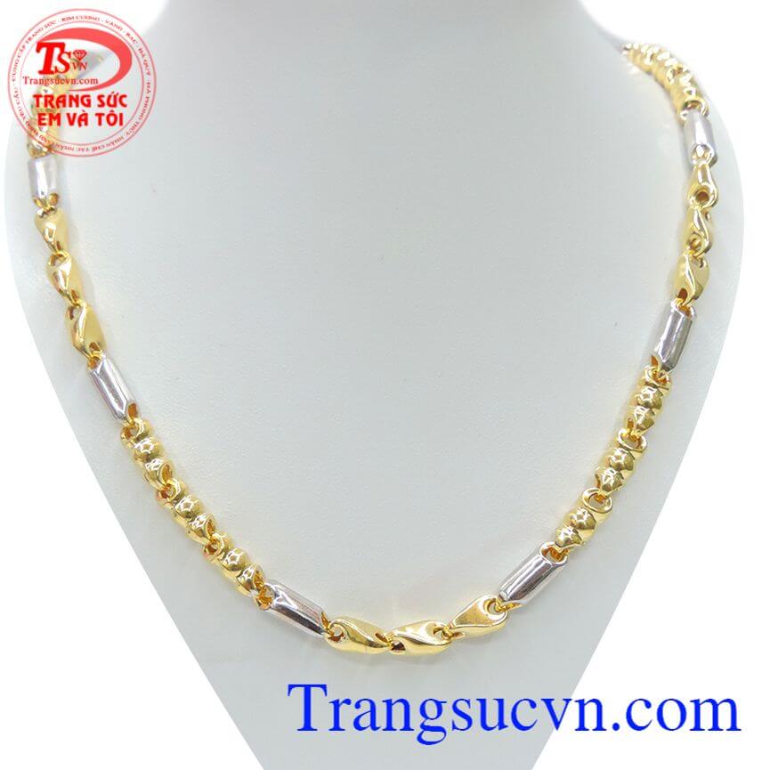 Dây nam vàng tây 10k dũng mãnh, dây chuyền vàng tây, dây chuyền đẹp Dây nam vàng tây 10k dũng mãnh, dây chuyền vàng tây, dây chuyền đẹp