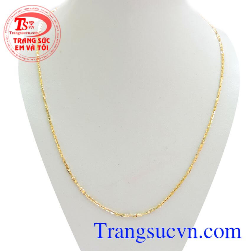 Dây nữ 10k nhỏ xinh, dây chuyền nữ đẹp, dây chuyền vàng tây Dây nữ 10k nhỏ xinh, dây chuyền nữ đẹp, dây chuyền vàng tây