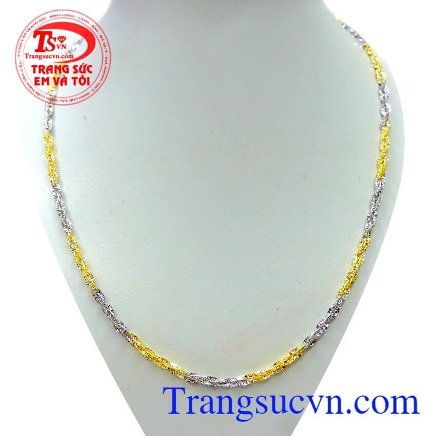 Dây vàng bện phay, dây chuyền vàng đẹp, dây chuyền vàng tây Dây vàng bện phay, dây chuyền vàng đẹp, dây chuyền vàng tây