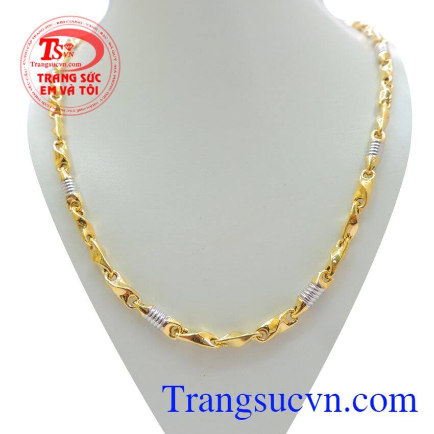 Dây vòng cổ vàng đẹp, dây chuyền nam đẹp, dây chuyền vàng tây sang trọng Dây vòng cổ vàng đẹp, dây chuyền nam đẹp, dây chuyền vàng tây sang trọng