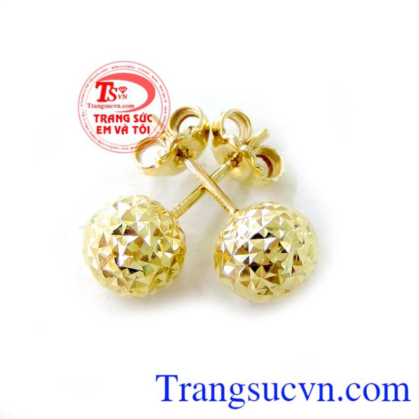 Đôi bông tai Dior nụ,Hoa tai vàng tây,Trang sức vàng Đôi bông tai vàng nụ,Hoa tai vàng tây,Trang sức vàng