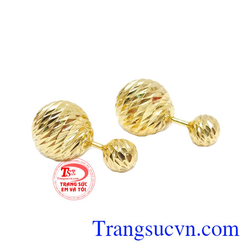 Hoa tai dior 10k,Hoa tai vàng tây,Trang sức nữ Hoa tai bền đẹp vàng 10k,Hoa tai vàng tây,Trang sức nữ