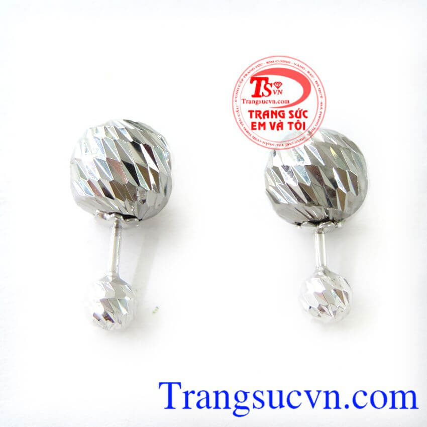 Hoa tai phay sáng,Hoa tai vàng tây,Trang sức vàng