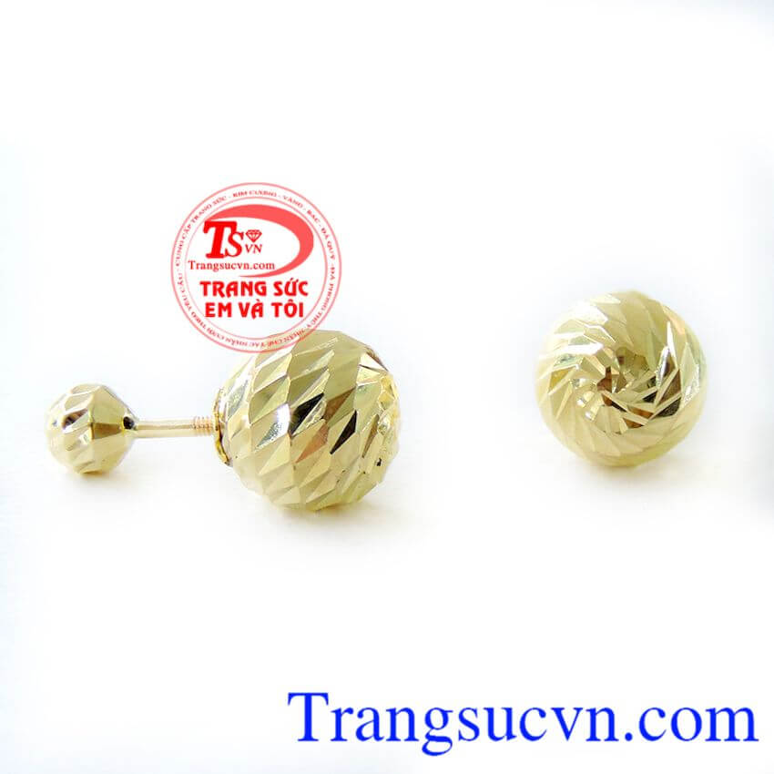 Hoa tai Dior vàng phay,Hoa tai vàng tây,Trang sức vàng Hoa tai vàng phay,Hoa tai vàng tây,Trang sức vàng