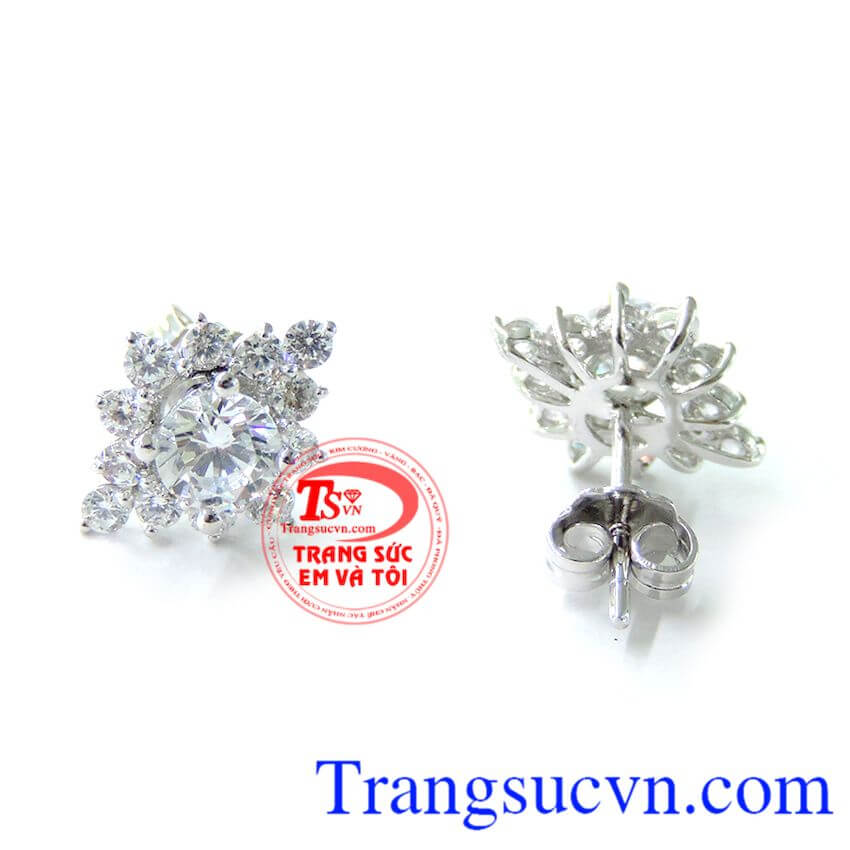 Hoa tai kết đá đẹp,Hoa tai vàng tây,Trang sức vàng Hoa tai kết đá đẹp,Hoa tai vàng tây,Trang sức vàng